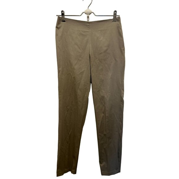 Womens Made in Italy Davide Cenci Green Beige Cotton Pants Trousers Pants Size 4 - Picture 1 of 5